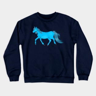 Blue Horse Crewneck Sweatshirt